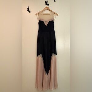 BCBGMaxAzria Pleated Kathrine Gown